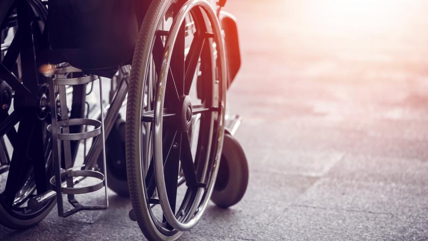 A wheelchair