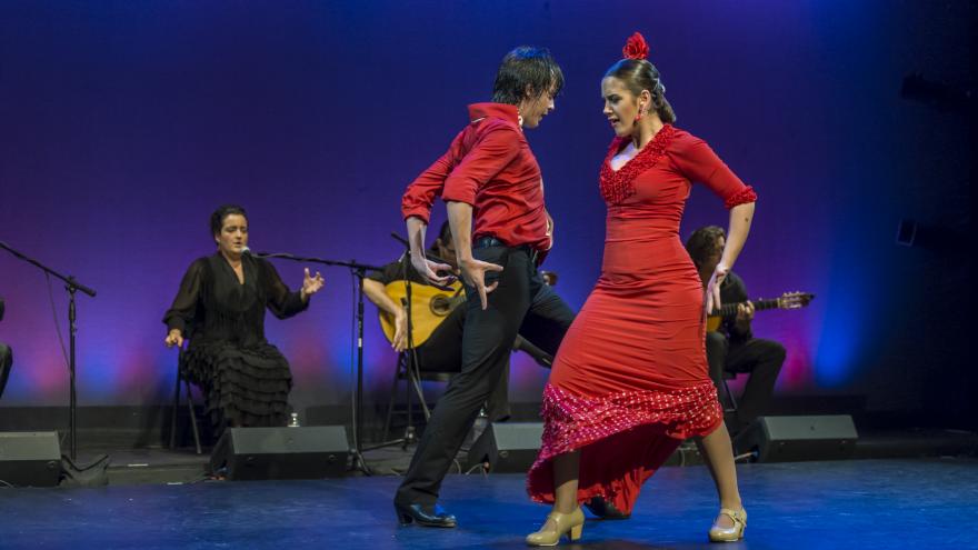 Isabel Rodríguez y José Jurado interpretando Templanza