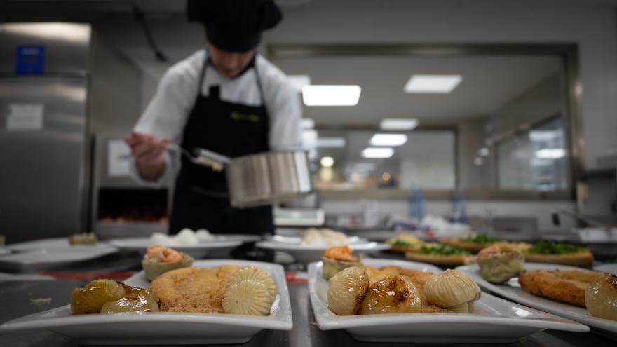 alumnos de cocina