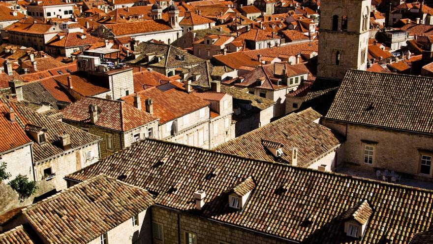 Tejados de casas de Dubrovnik