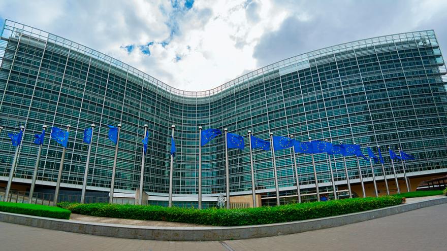 Exterior del edificio de la Comisión Europea