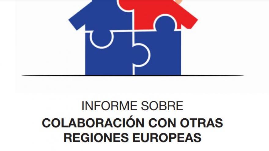 Portada del Informe sobre colaboración con otras regiones europeas
