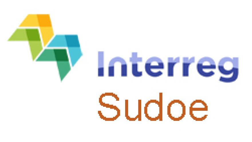 Logotipo de la Comisión Europea y la leyenda Interreg Sudoe