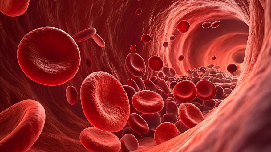 Imagen icónica de torrente sanguíneo