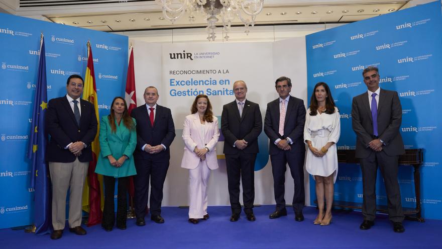 Los premiados en la Gala de Excelencia Sanitaria de UNIR