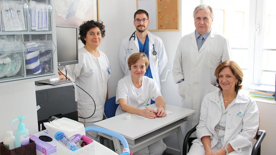 Profesionales del Área de Día Neumológica del Hospital Clínico San Carlos