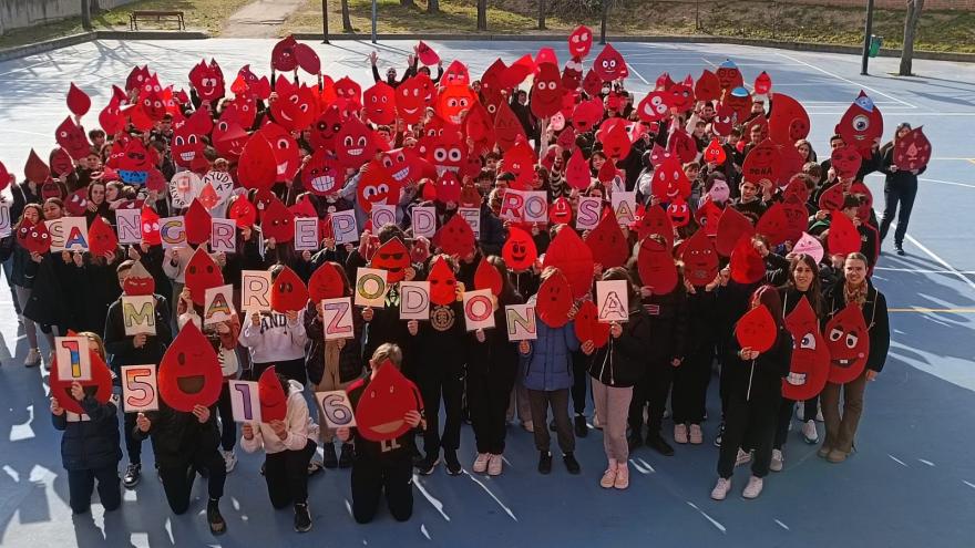 Grupo de alumnos de instituto