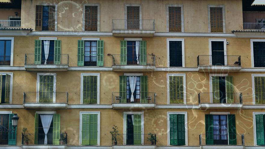fachada balcones y coronavirus