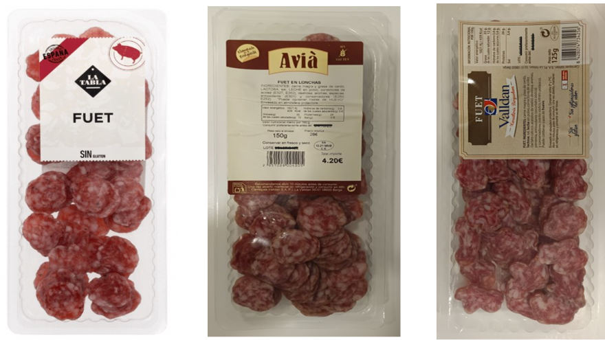 Envases de fuet loncheado con Salmonella implicados en alerta alimentaria