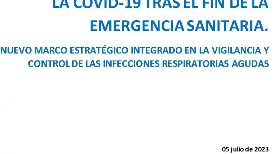 Logo ministerio sanidad y texto