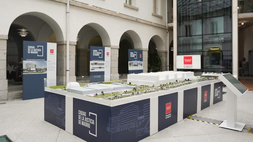 Maqueta de la Ciudad de la Justicia