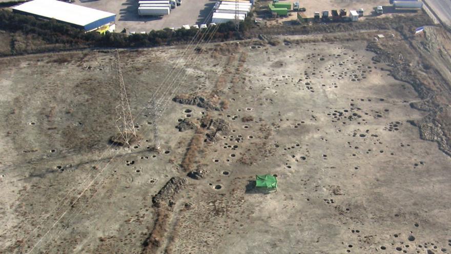 Aerial view image of the Atalaya site
