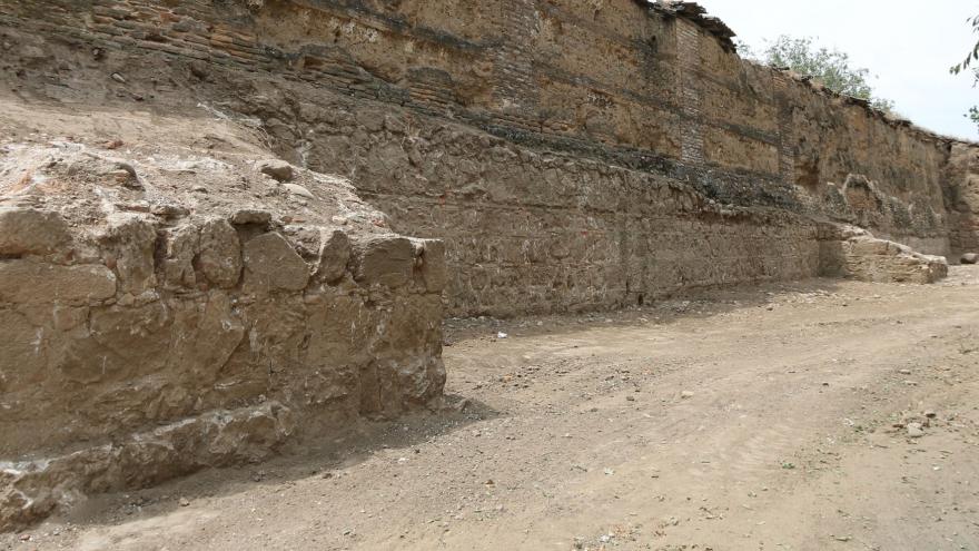 View of the section of Christian wall