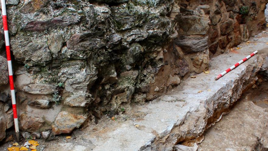 Archaeological monitoring view