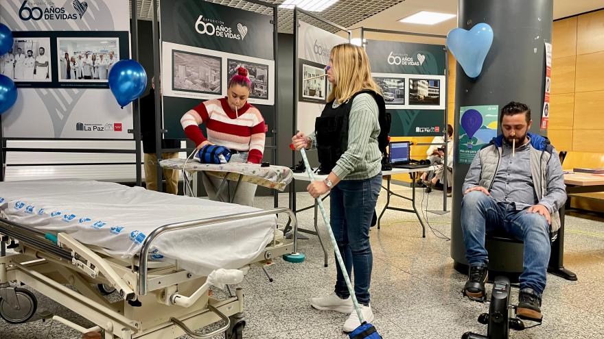 El Hospital público La Paz muestra el día a día de un paciente con hipertensión pulmonar 