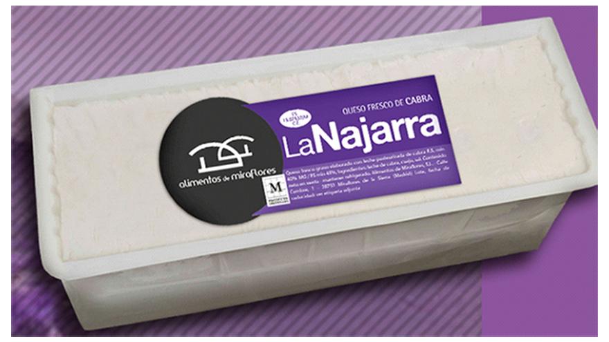 Fotografía de un queso La Najarra