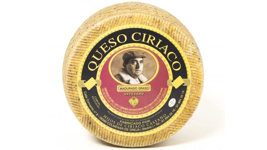 Fotografía de un queso Ciriaco Semicurado