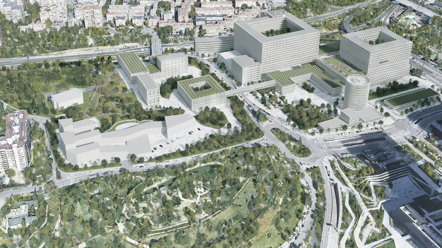 Plano de la Ciudad de la Salud