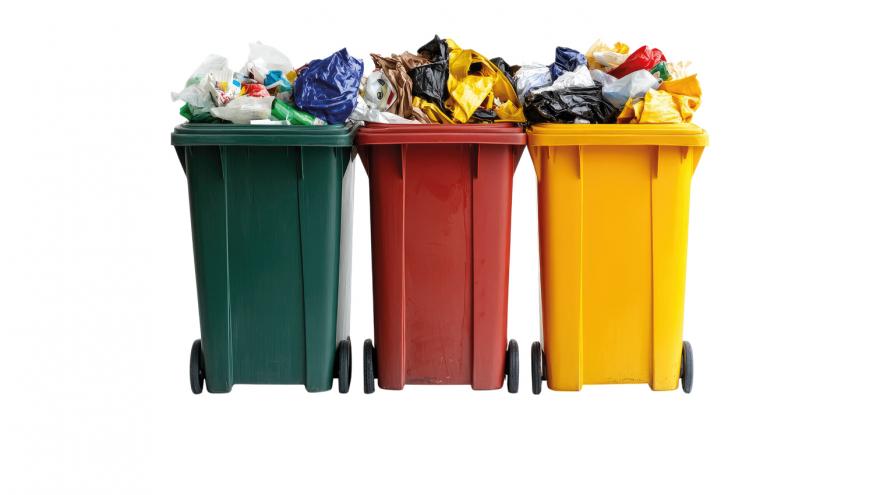 imagen de cubos de basura