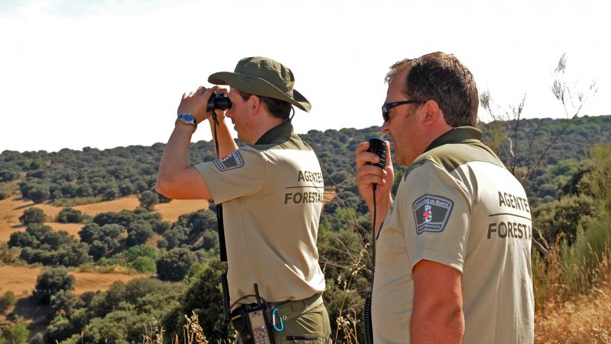 Agentes forestales de la Comunidad de Madrid