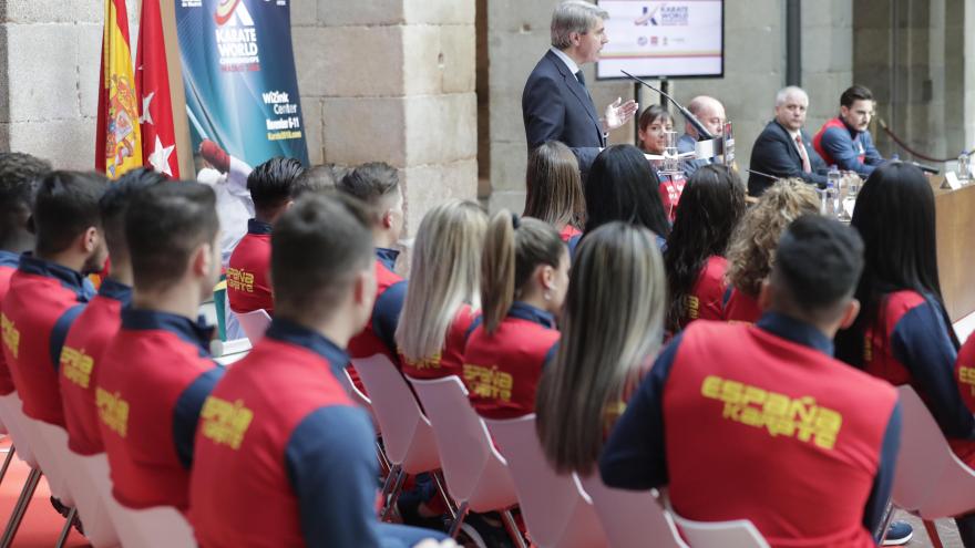 Ángel Garrido, presenta el Mundial de Kárate, un nuevo evento deportivo internacional que elige Madrid como sede