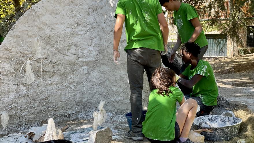 Jóvenes voluntarios