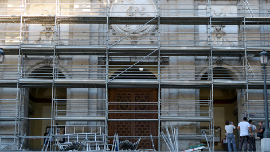Restauración de fachadas de la iglesia de Santa Bárbara