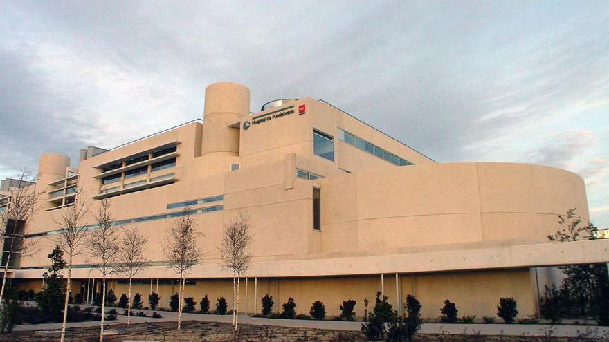 fachada del hospital de Fuenlabrada