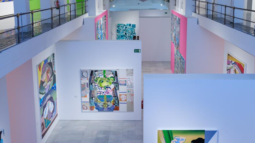 Exhibition of Luis Gordillo in the Alcalá Room 31