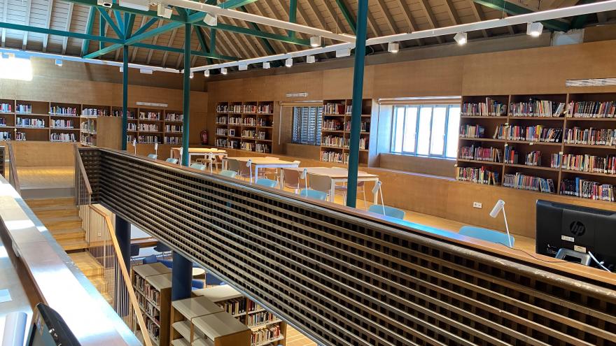 Interior Biblioteca Caja de la Cultura de Torrelodones