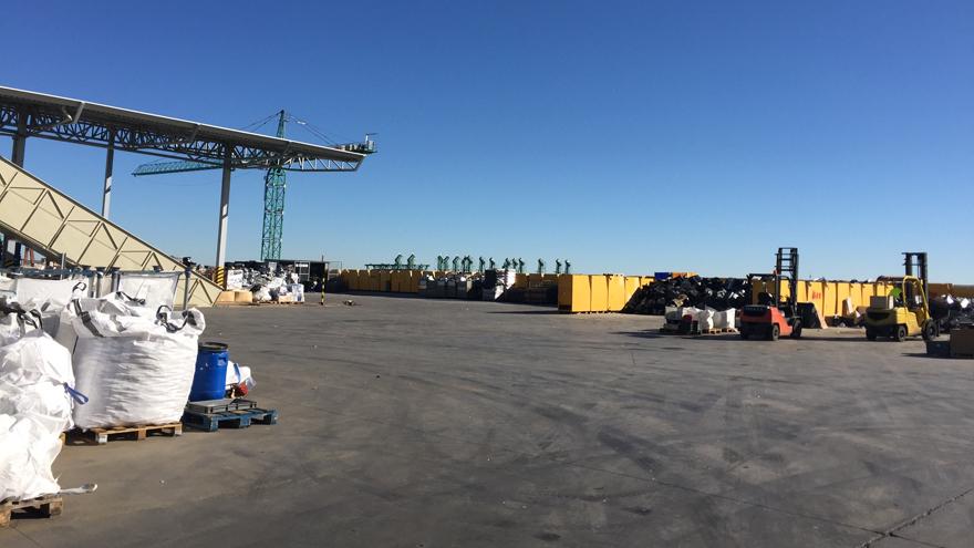 Imagen de las instalaciones de un gestor de residuos