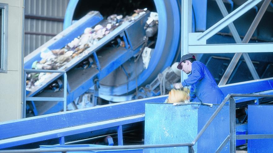 Trommel of a waste facility