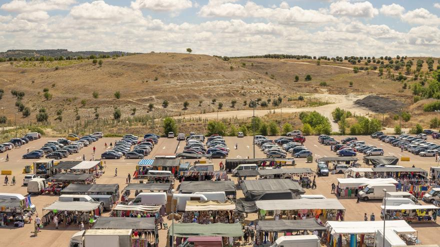 Imagen de un mercadillo