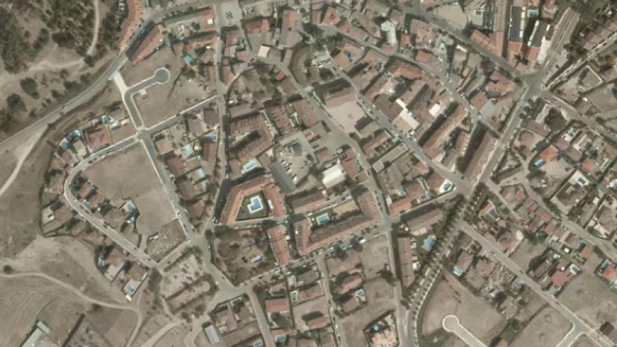 Aerial view of Quijorna