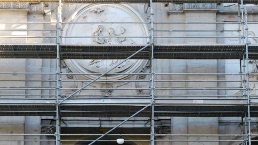 Restauración de fachadas de la iglesia de Santa Bárbara