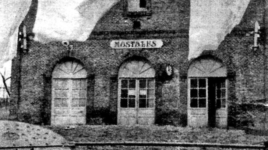 Imagen de la antigua estación de Móstoles