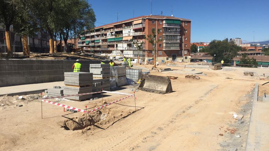 Construcción de viviendas sociales en la UVA de Hortaleza