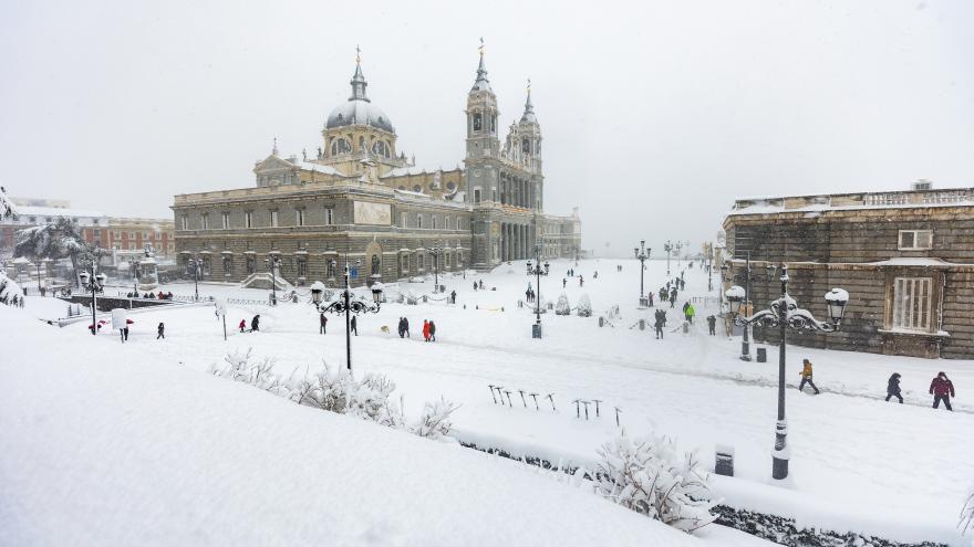 Madrid con nieve