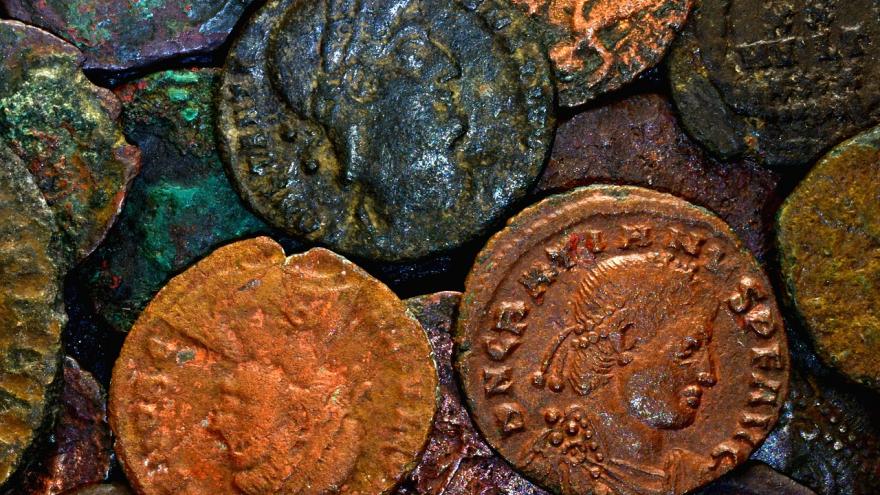 Foto monedas romanas