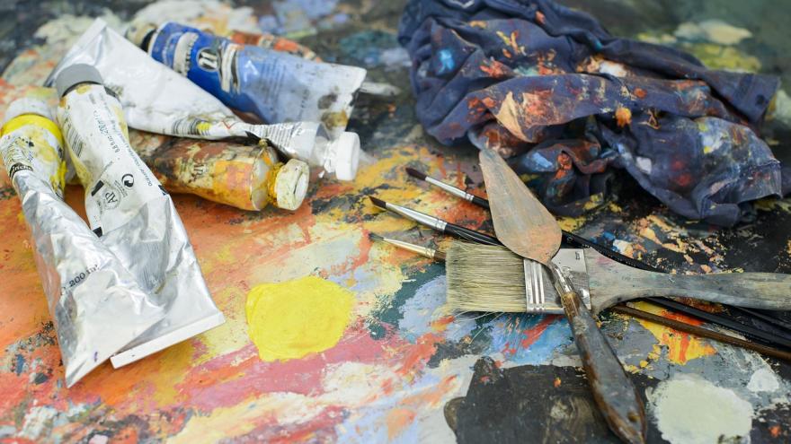 Foto material pintura