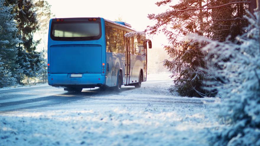 Autobús nieve