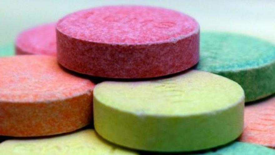 pastillas de colores droga