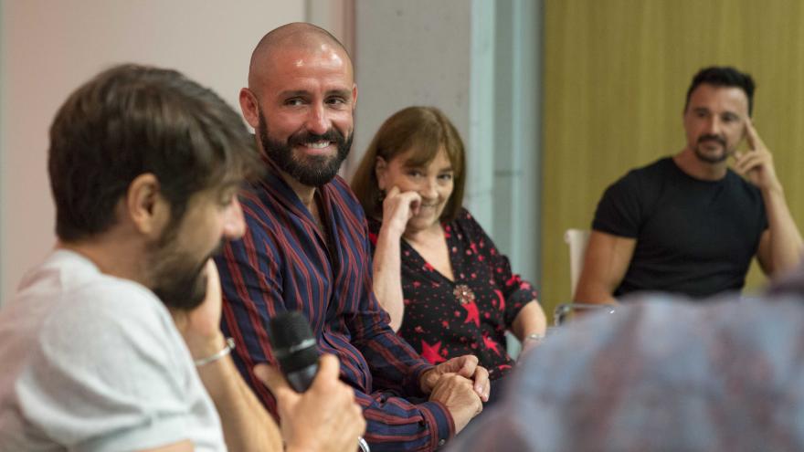 Jaime de los Santos durante la presentación