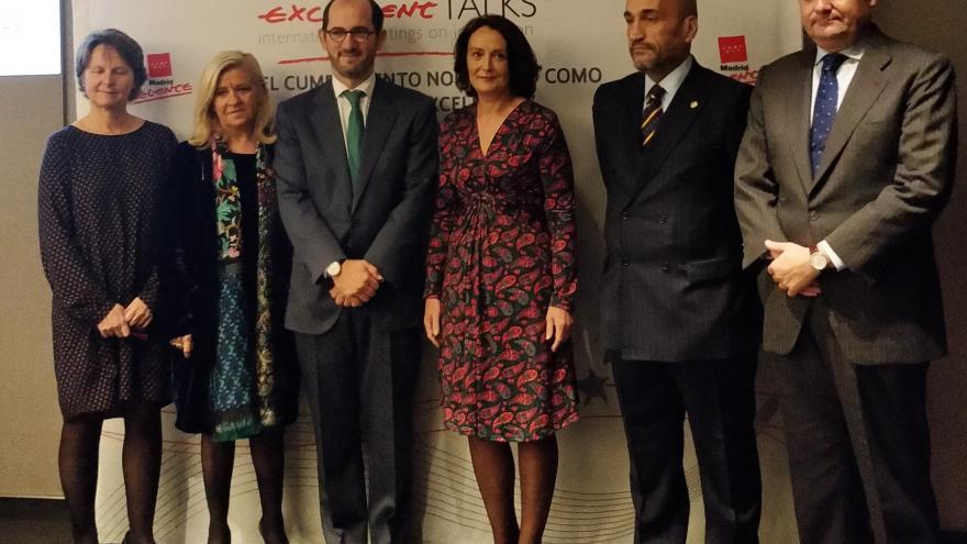 Ibarrola durante el acto