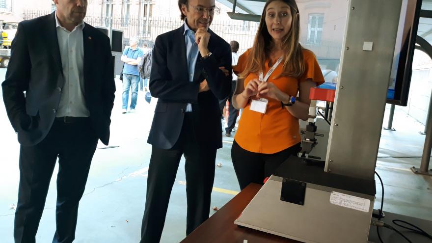 Imagen de Eduardo Sicilia en en la décima edición de la Noche Europea de los Investigadores