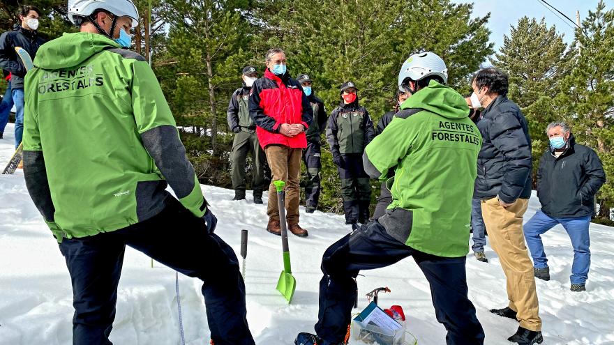 Intensificamos el control, predicción y prevención del riesgo de aludes en la Sierra madrileña