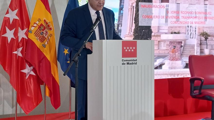 El consejero Jorge Rodrigo durante la inauguración de las XII Jornadas de Arbitraje Inmobiliario