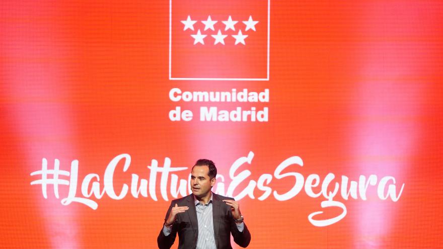 El vicepresidente, consejero de Deportes, Transparencia y portavoz del Gobierno de la Comunidad de Madrid, Ignacio Aguado