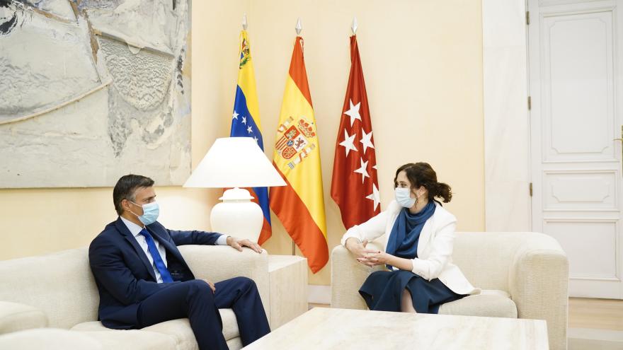 Reunión de Isabel Díaz Ayuso con Leopoldo López