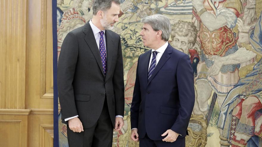 El presidente de la Comunidad de Madrid, Ángel Garrido, ha sido recibido en audiencia por el Rey Felipe VI, tras ser investido el pasado 18 de mayo